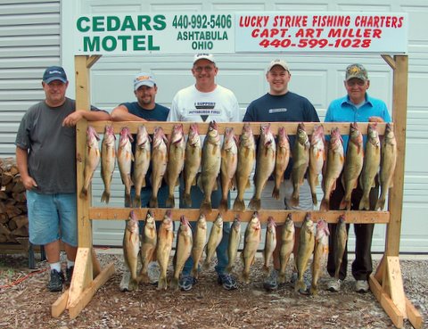 Ashtabula Ohio charters Bring It On Lake erie fishing Ohio